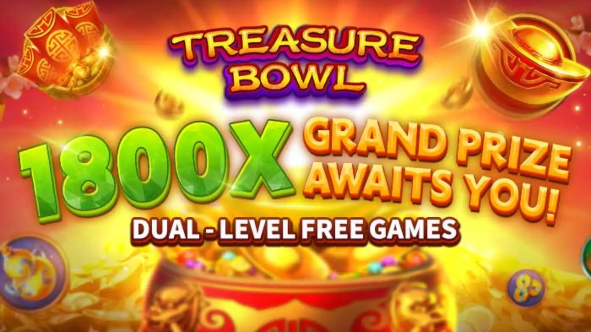 Multiplicadores Treasure Bowl 234bet - 7777x Máximo com Tigela Dourada
